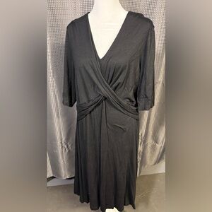 Banana Republic Black Midi Dress